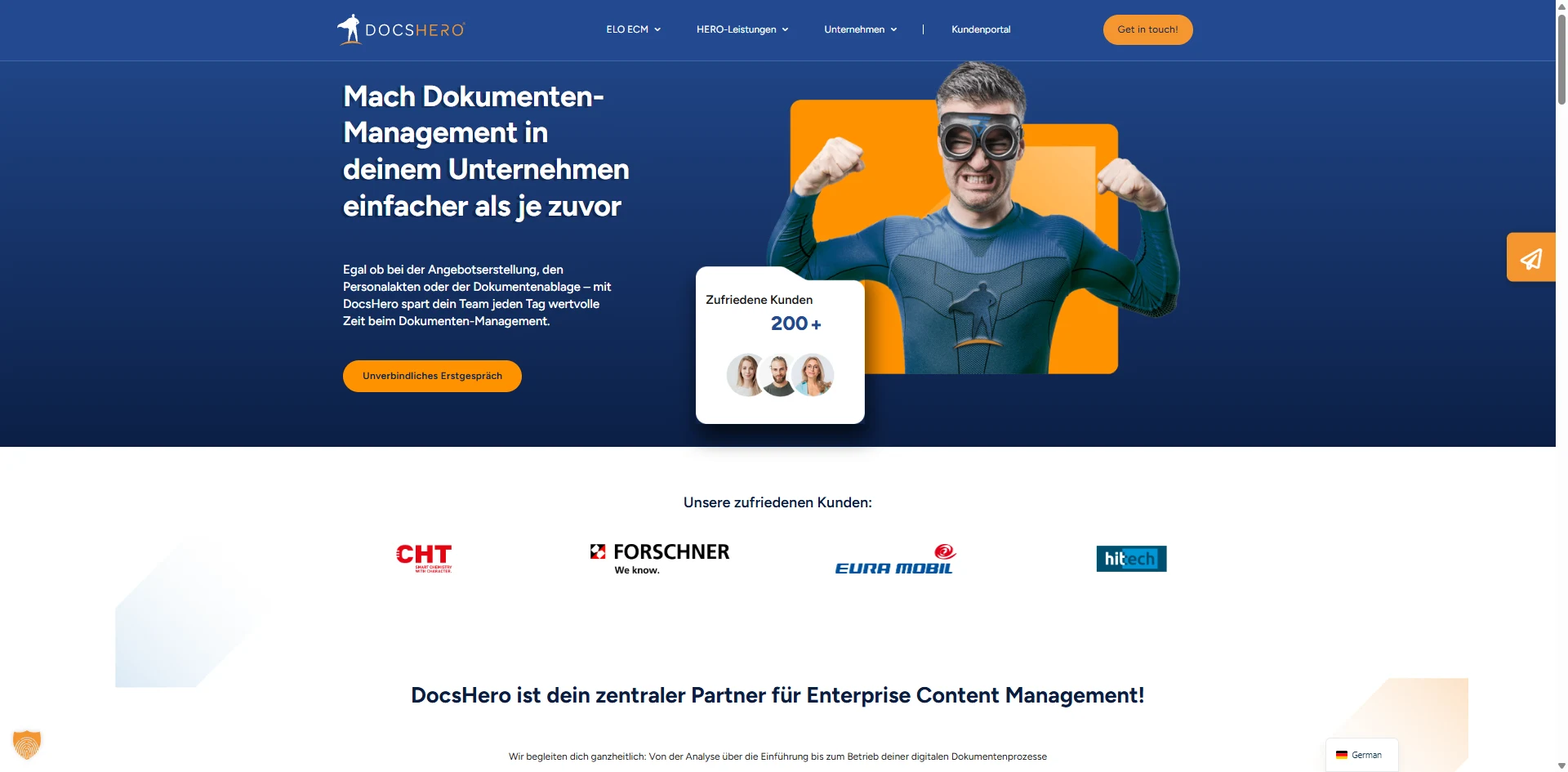 DocsHero public marketing website