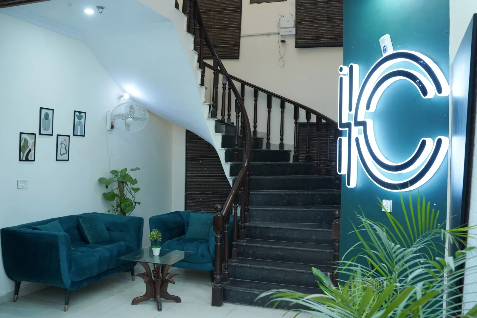 Iconic Cospace neon signage